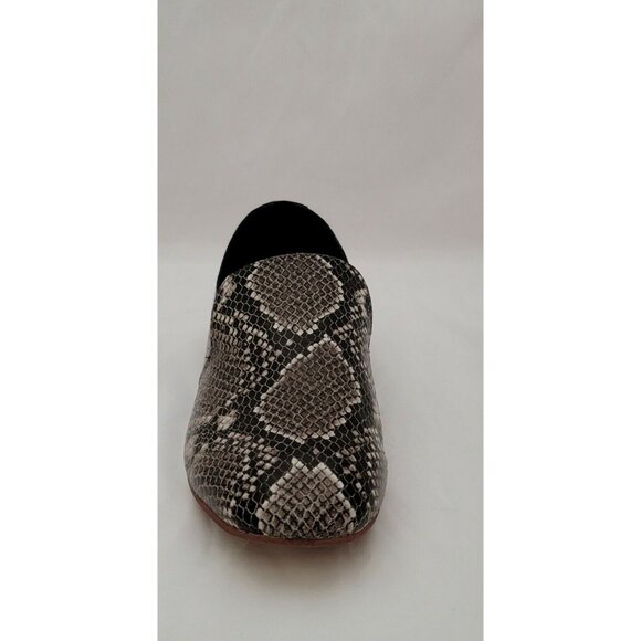 Jeffrey Campbell Priestly Cap Toe Loafers Python Print Leather Slip On Size 8 - Picture 5 of 8
